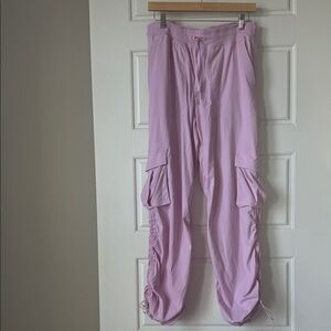 Lululemon Dance Studio Relaxed-Fit Mid Rise Pink Organza Cargo Pant